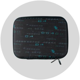 Minimalist tech organizer pouch for accessories