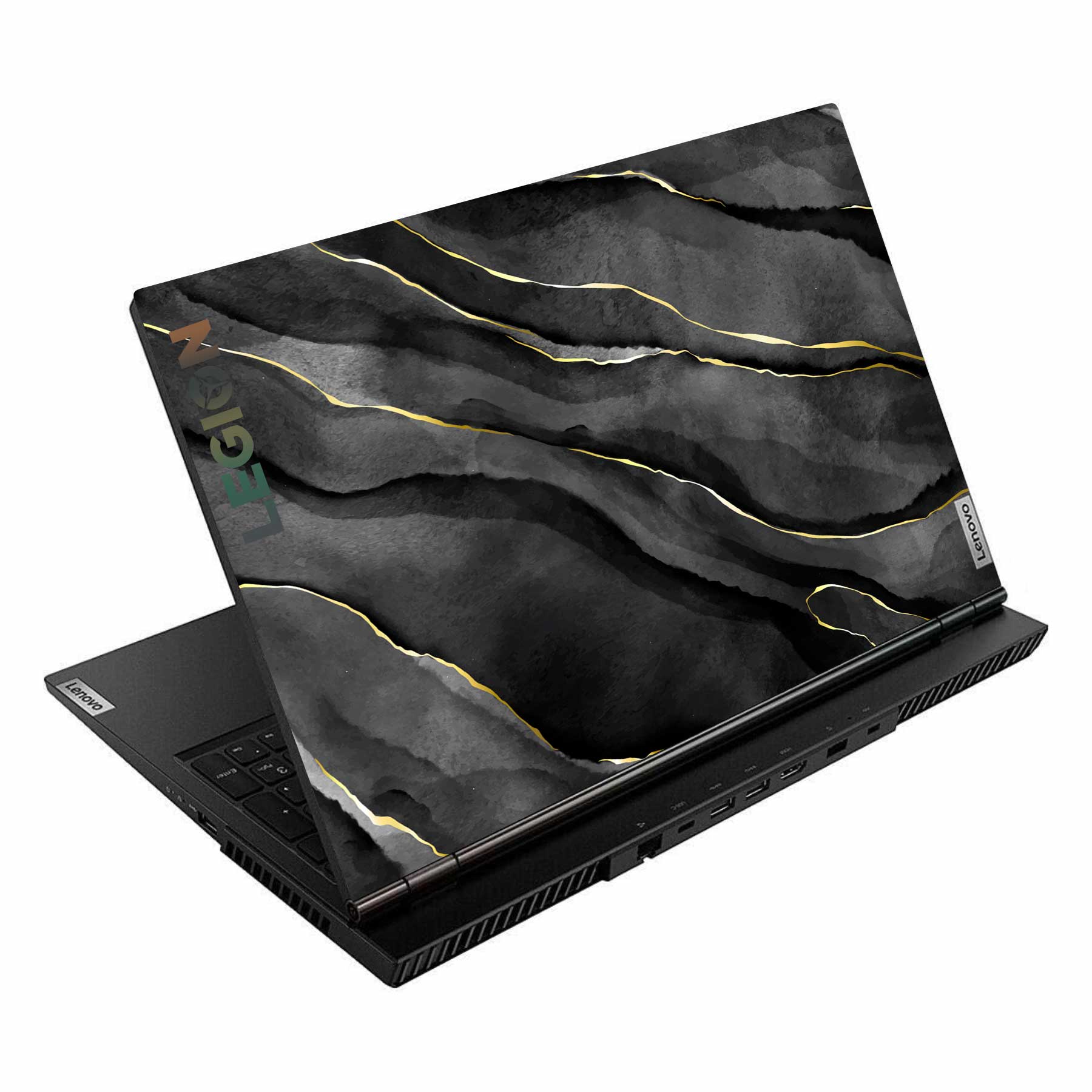 Royal Black Marble Lenovo Legion 5 15ARH05 Laptop Skin Main image