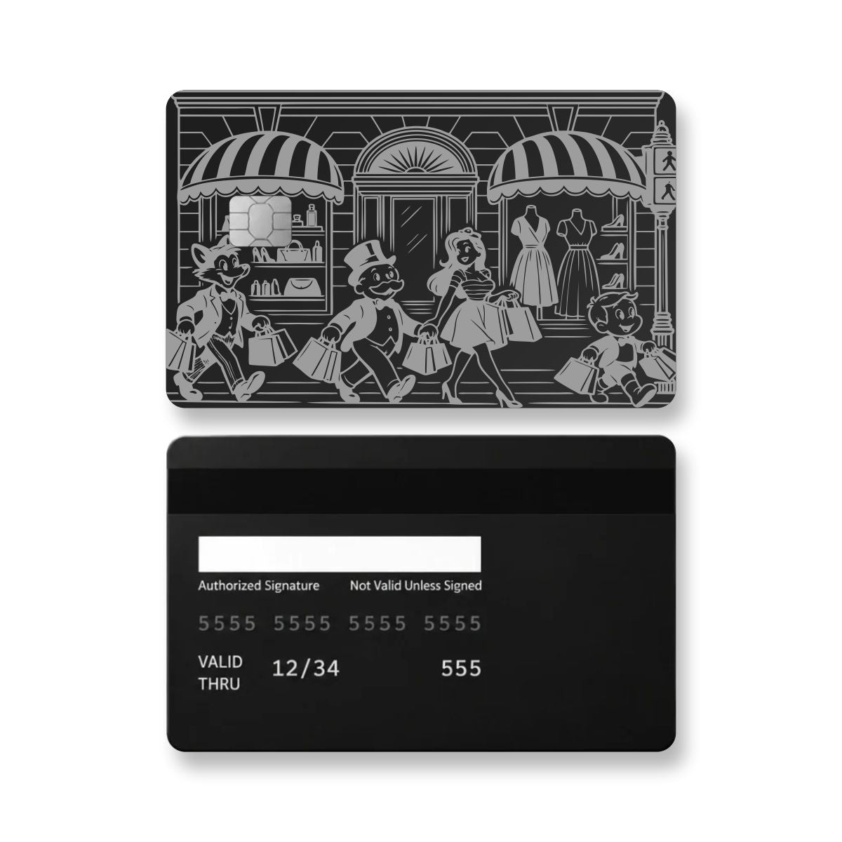 Shopping Spree Metal Card