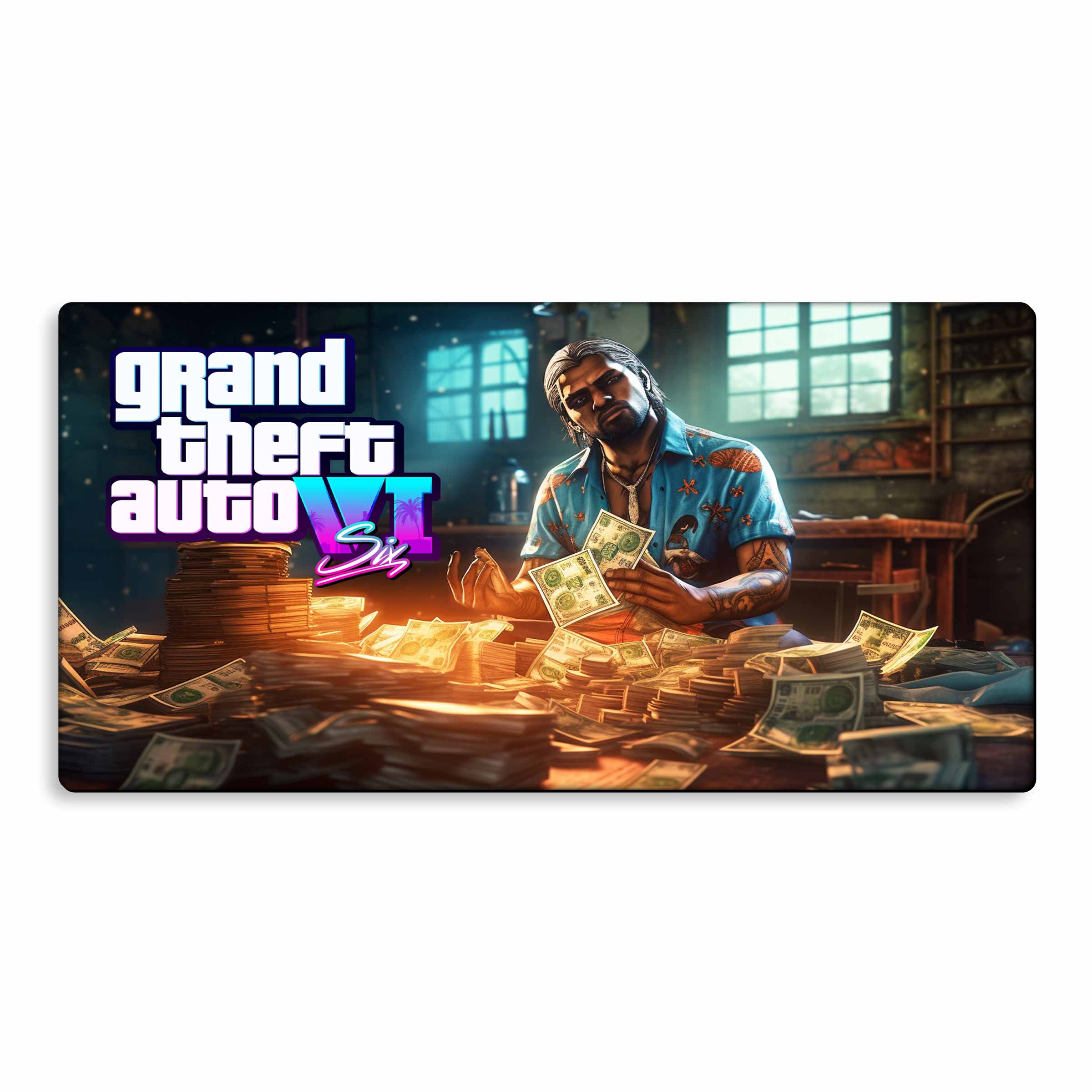 GTA 6 Inpired Tech Mat | Extra Large GTA MousePad