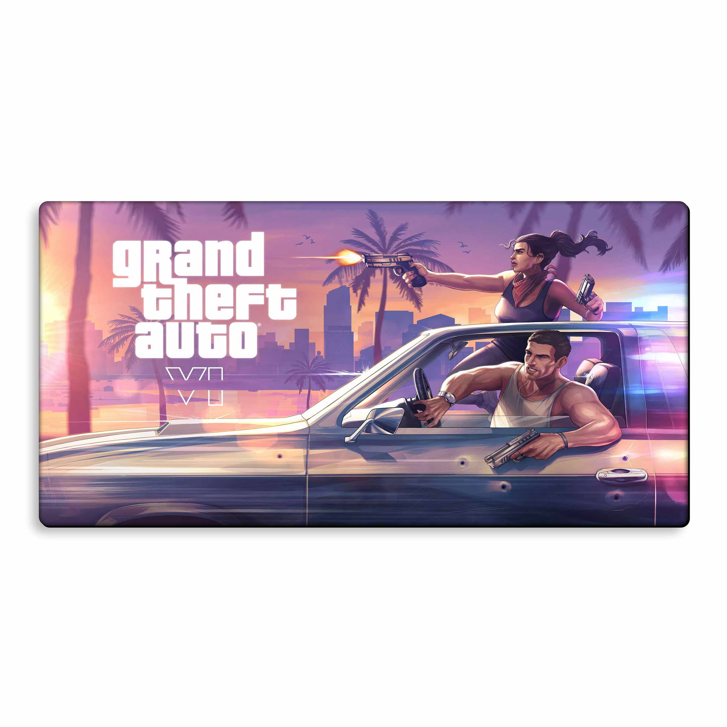 GTA 6 Inpired Tech Mat | Extra Large GTA MousePad