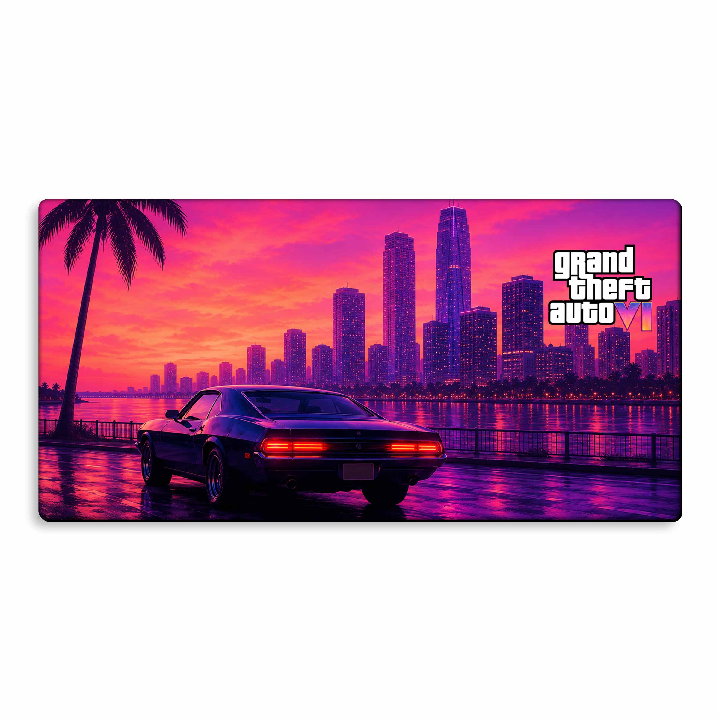 GTA 6 Inpired Tech Mat | Extra Large GTA MousePad Main image