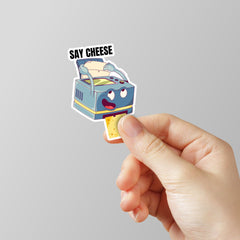 Say Cheese Laptop Sticker