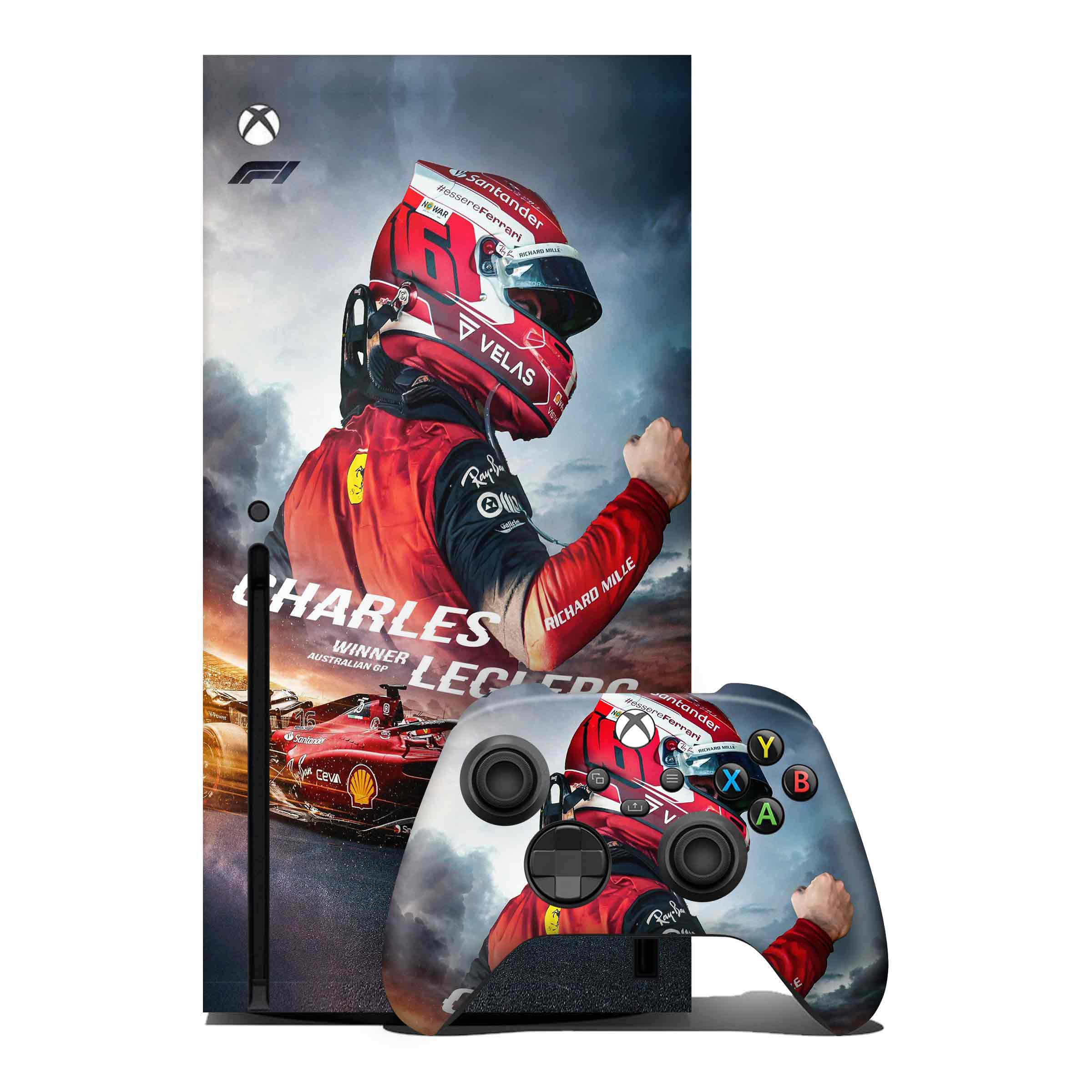 Charles Leclerc Xbox Skin