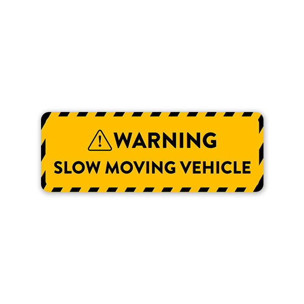 Slow Moving Vehicle Car Sticker – WrapCart Skins