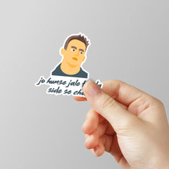 Jo Humse Jale Thoda Side Se Chale Laptop Sticker