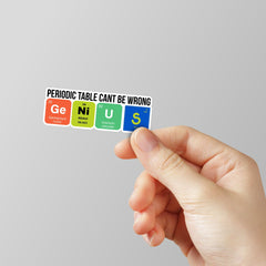 GENIUS Laptop Sticker