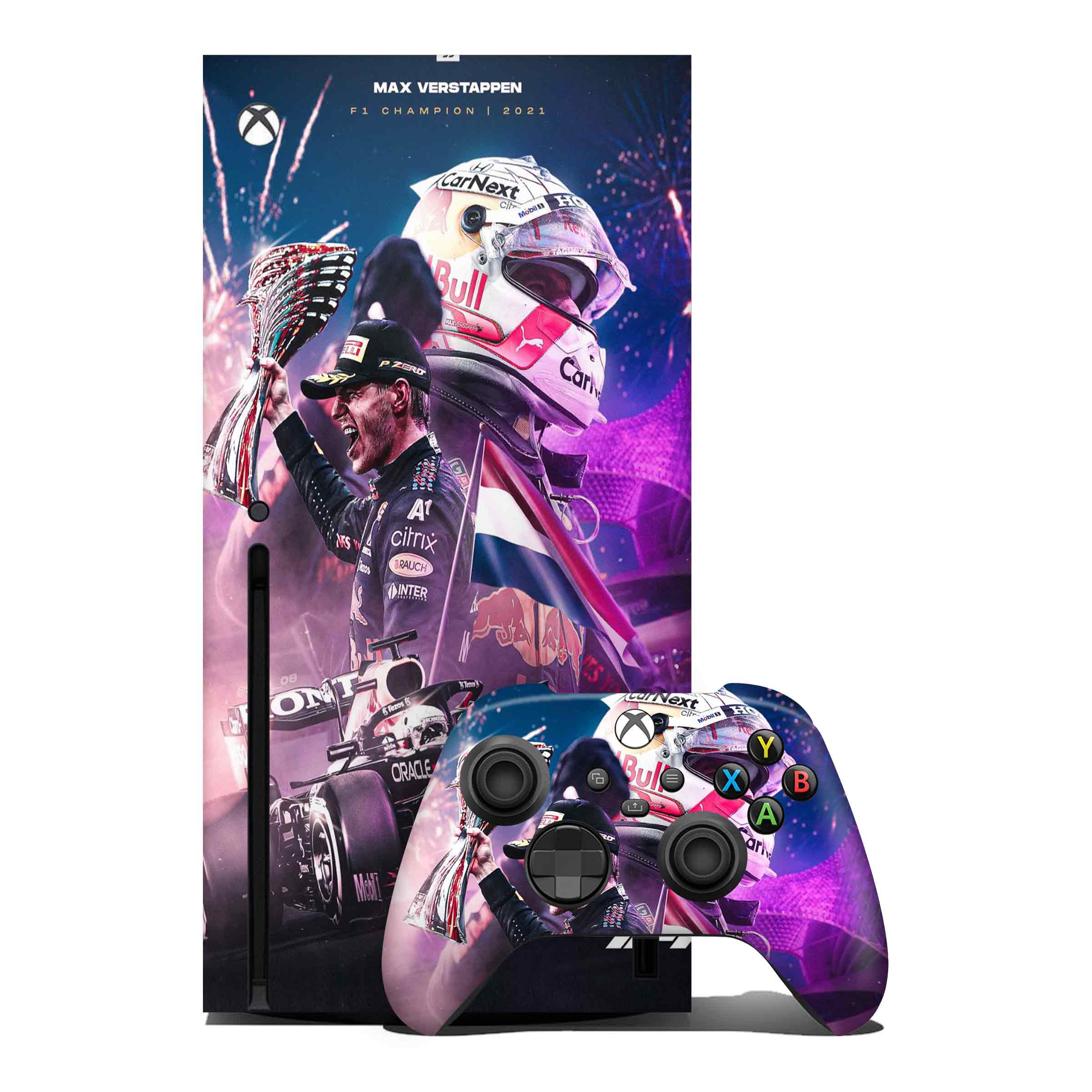 Verstappen Tapisserie Xbox Skin