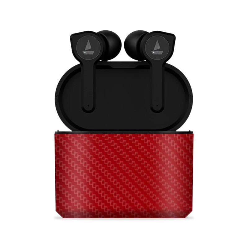 Boat Airdopes 281 Pro Red Carbon Skin  Skin Main image