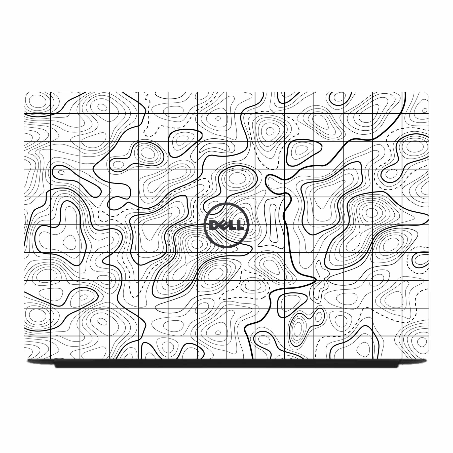 Dell Inspiron 3501 3520 Laptop Skins & Wraps - WrapCart | White Topography Exclusive Dell Inspiron 3501 3520 Laptop Skin