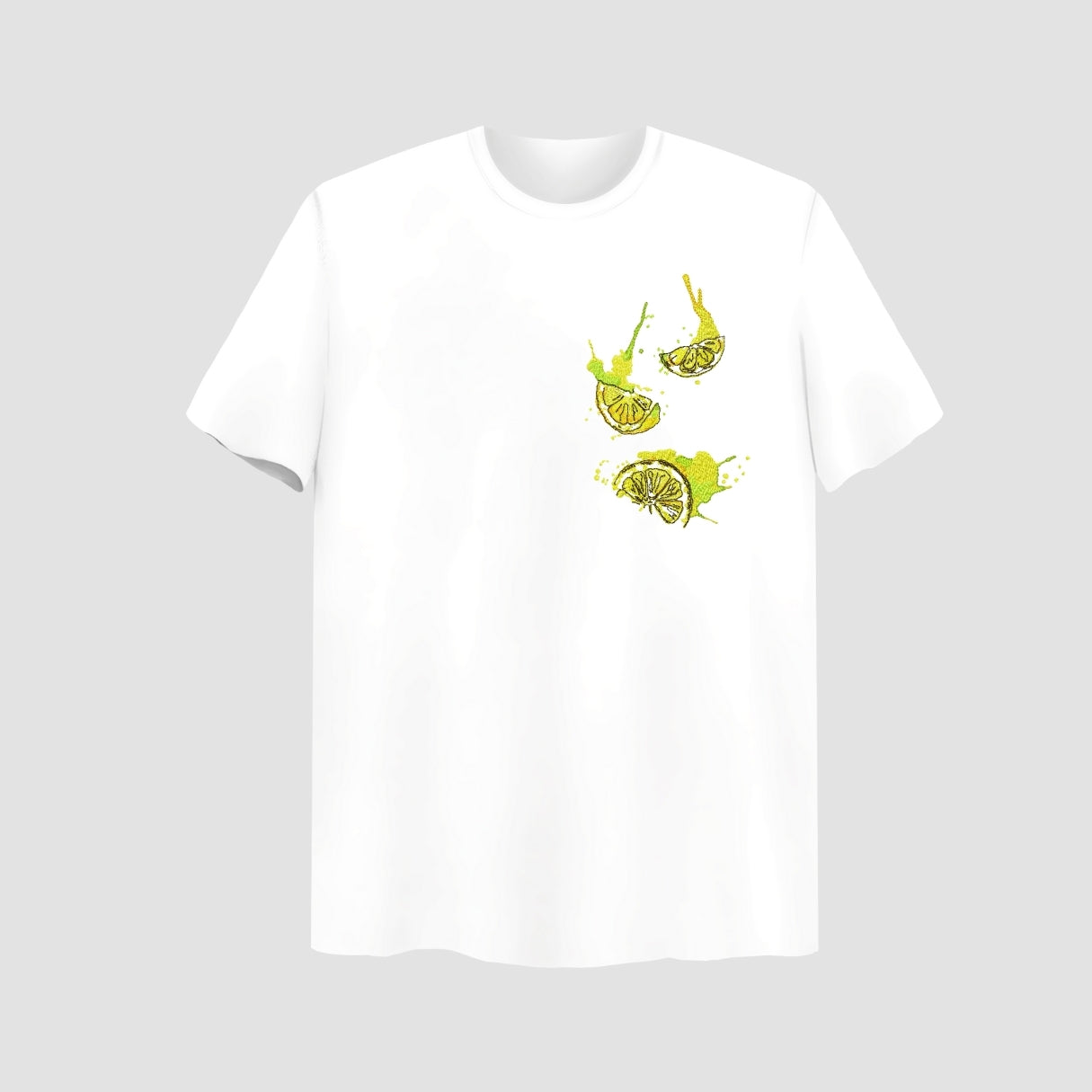 Squeeze Embroidered White Oversize T Shirt Main image
