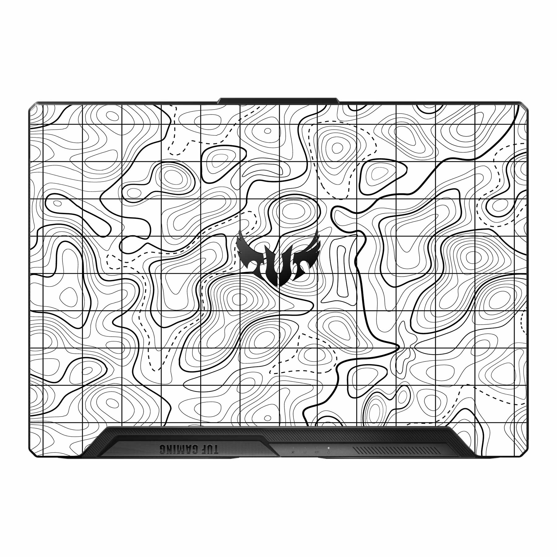 Asus TUF A15 FA506 FA507 FX506 FX507 Laptop Skins & Wraps - WrapCart | White Topography Exclusive Asus TUF A15 FA506 FA507 FX506 FX507 Laptop Skin Main image