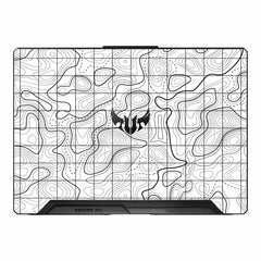 Asus TUF A15 FA506 FA507 FX506 FX507 Laptop Skins & Wraps - WrapCart | White Topography Exclusive Asus TUF A15 FA506 FA507 FX506 FX507 Laptop Skin