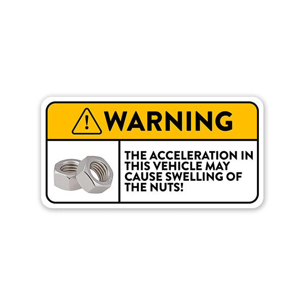 Swelling Nuts Car Sticker Main image