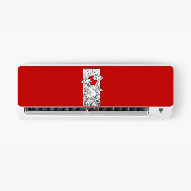 Sunrise AC Sticker - Split AC Decal | Air Conditioner Skin Sticker
