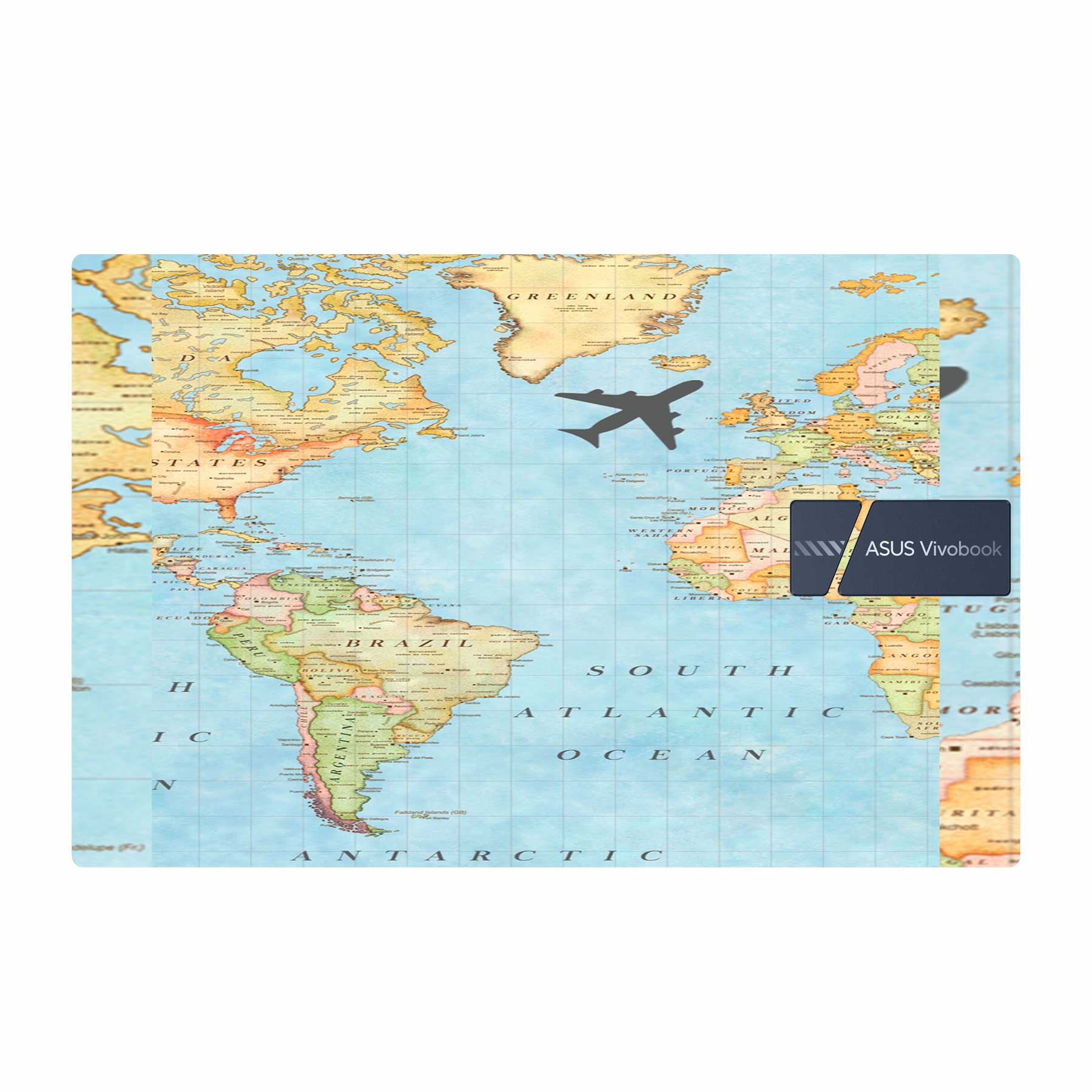 Asus Vivobook 15 X1504ZA X1502ZA Laptop Skins & Wraps - WrapCart | World Map Asus Vivobook 15 X1504ZA X1502ZA Laptop Skin Main image