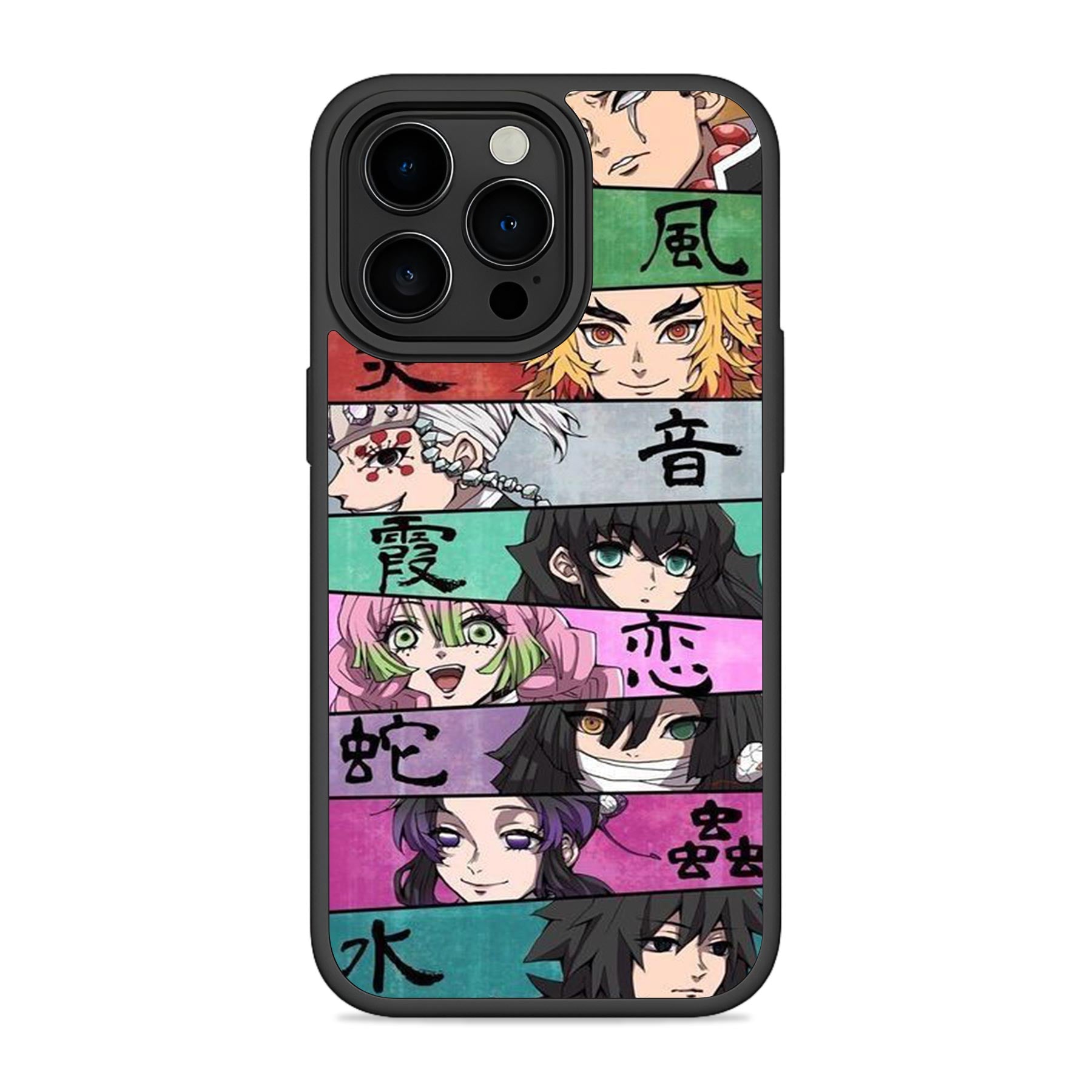 All Hashiras Mobile Bumper Cover For iPhone 16 Pro