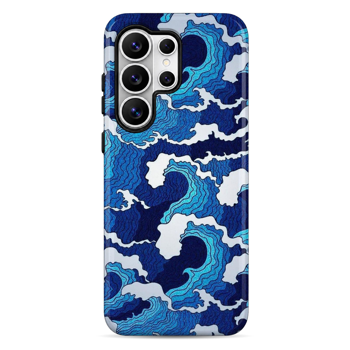 Blue Waves | WrapCart Armor Double Layer Shockproof Glossy Phone Case