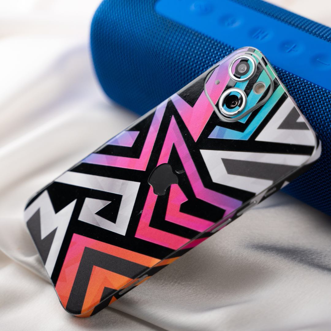 Fluorescent Triangles | WrapCart Mobile Skins Main image