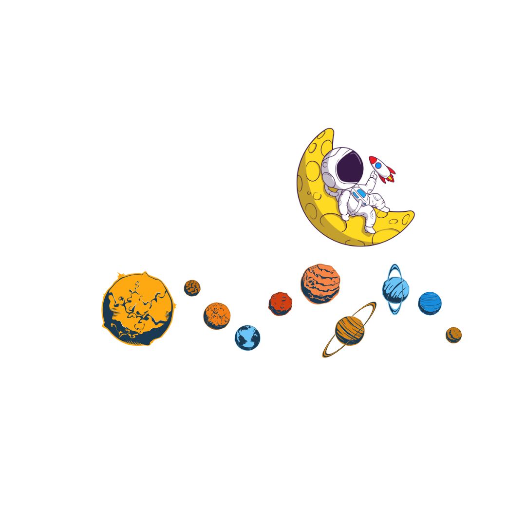 I Am In Space Wall Sticker Secondary image