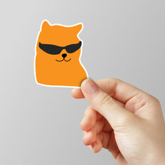 CAT with a SWAG Laptop Sticker