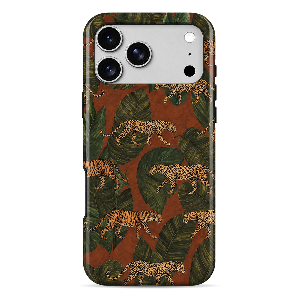 Golden Leopard Armour Mobile Cover Main image