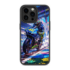 Blue Moto Beast Bumper Mobile Case