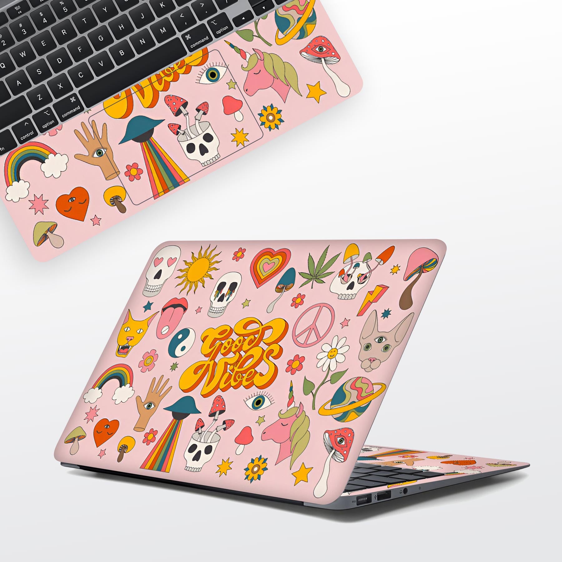 Good Vibes Full Body Laptop Skin Main image