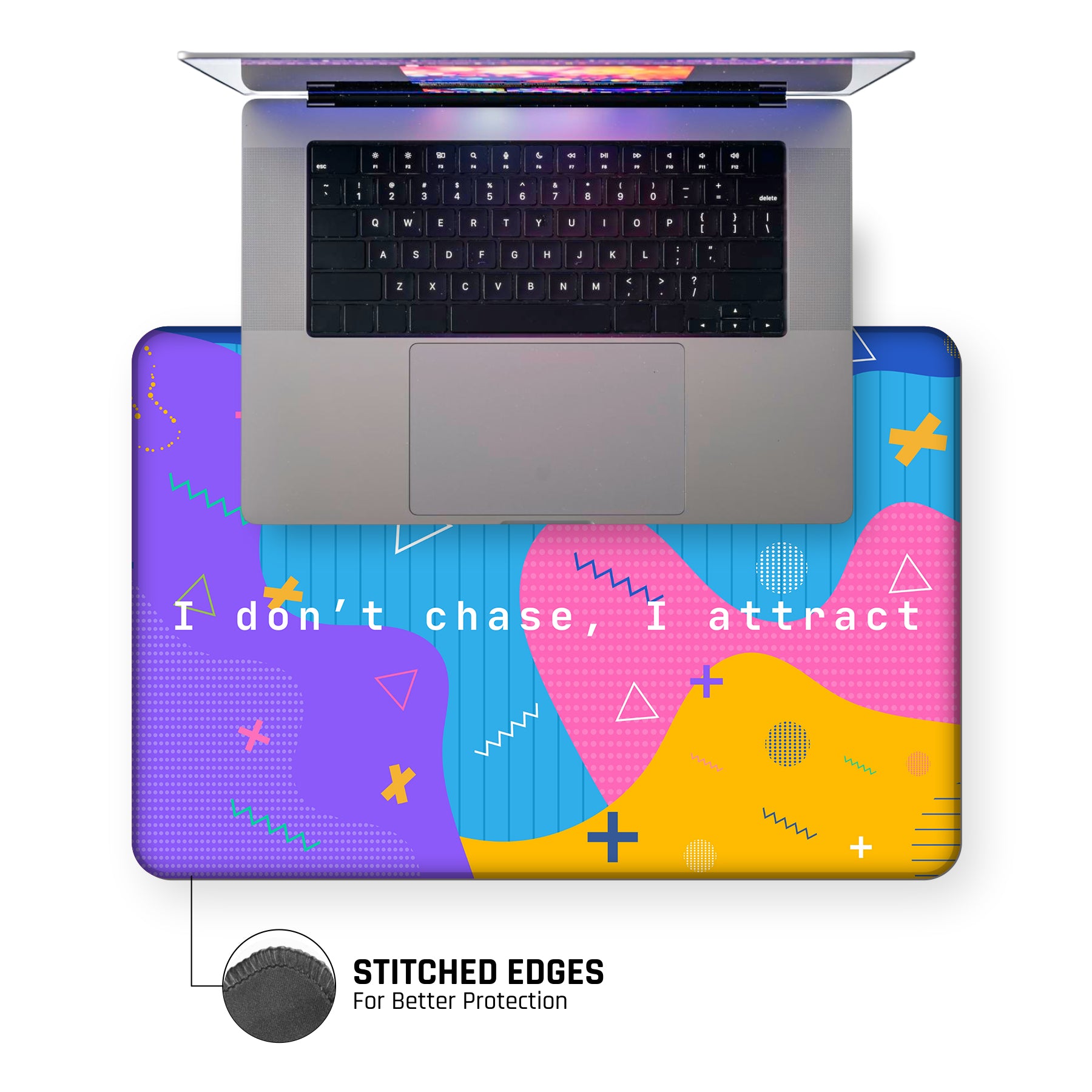 I Don't Chase, I Attract Large Mouse Pad