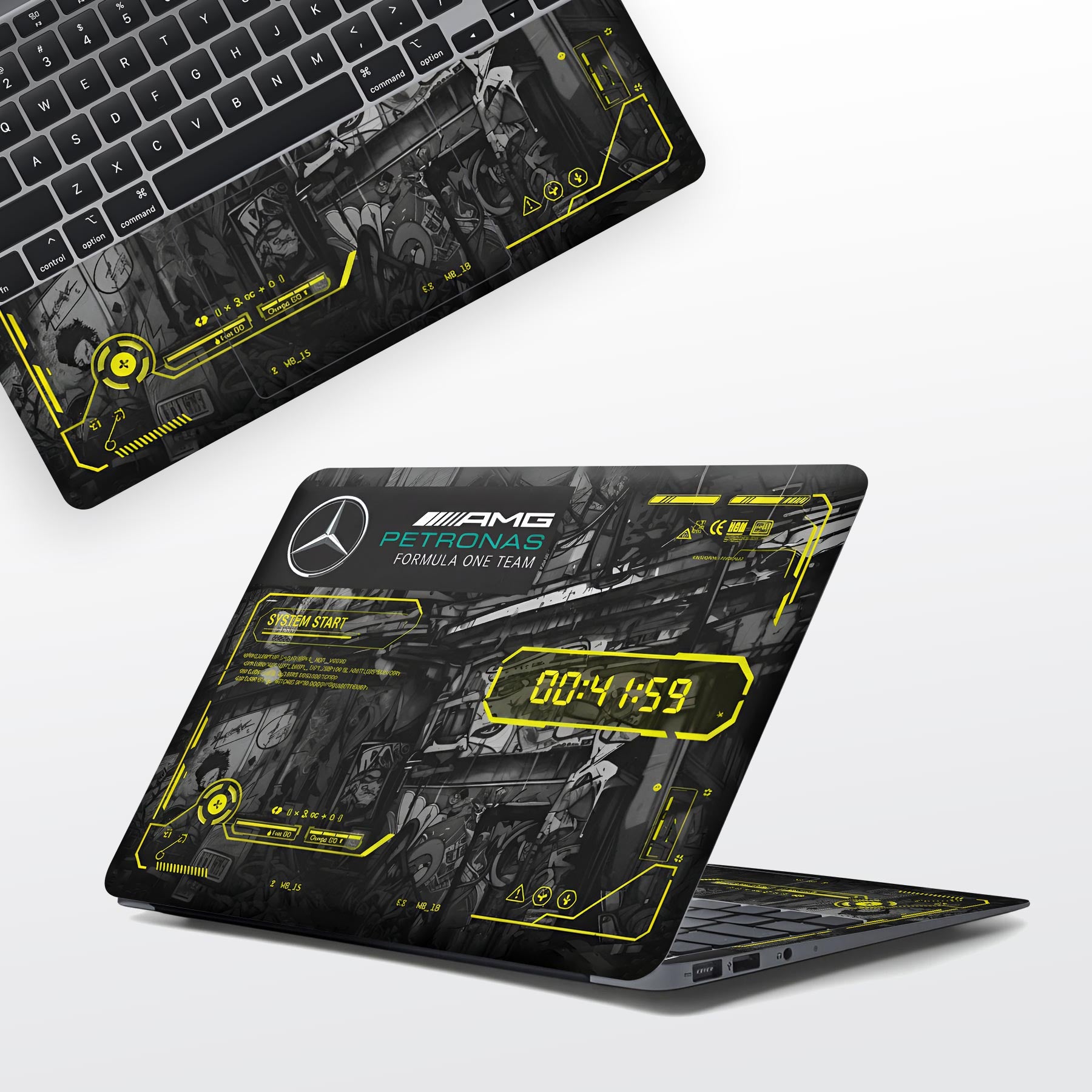 Customised Printed Laptop Skins & Wraps - WrapCart One stop destination for all printed laptop skins in India. Main image