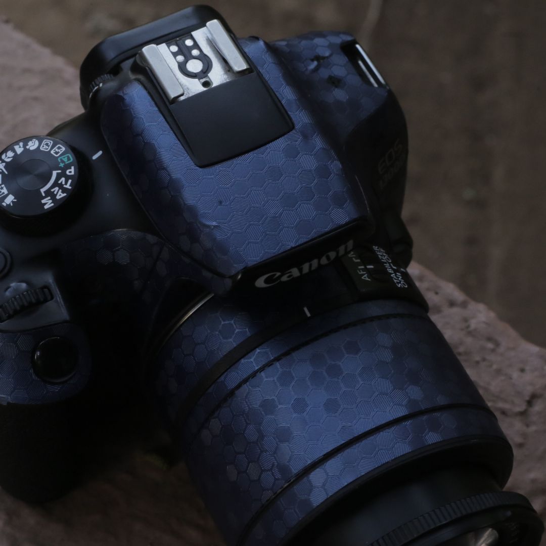 blue-honey-comb-premium-camera-skin