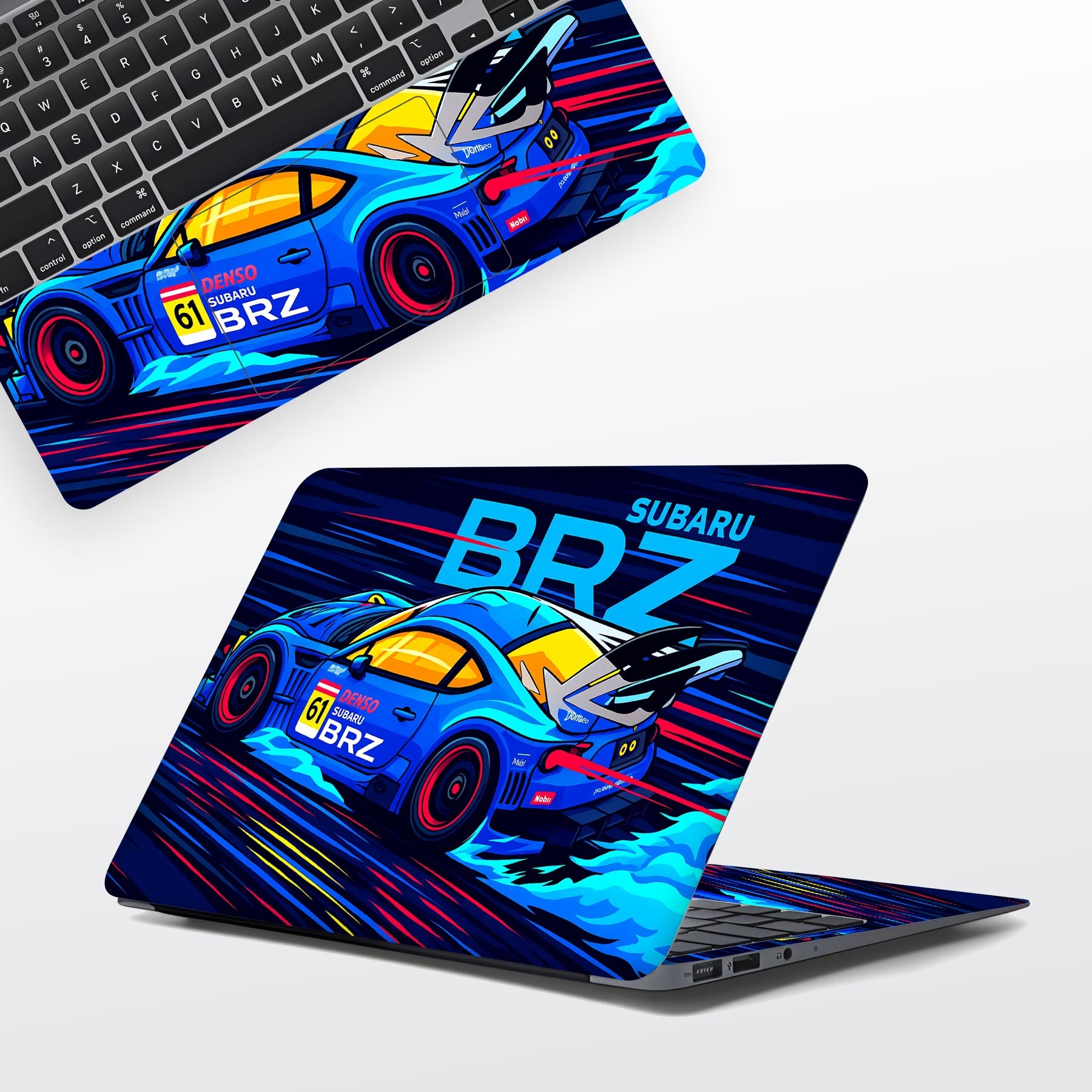Customised Printed Laptop Skins & Wraps - WrapCart One stop destination for all printed laptop skins in India.