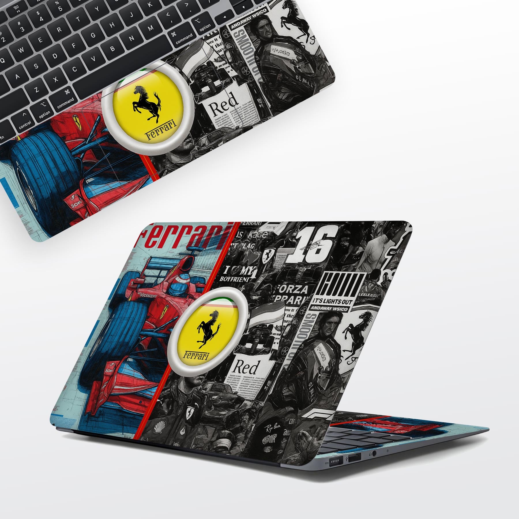 Ferrari Duo Laptop Skin – WrapCart Skins