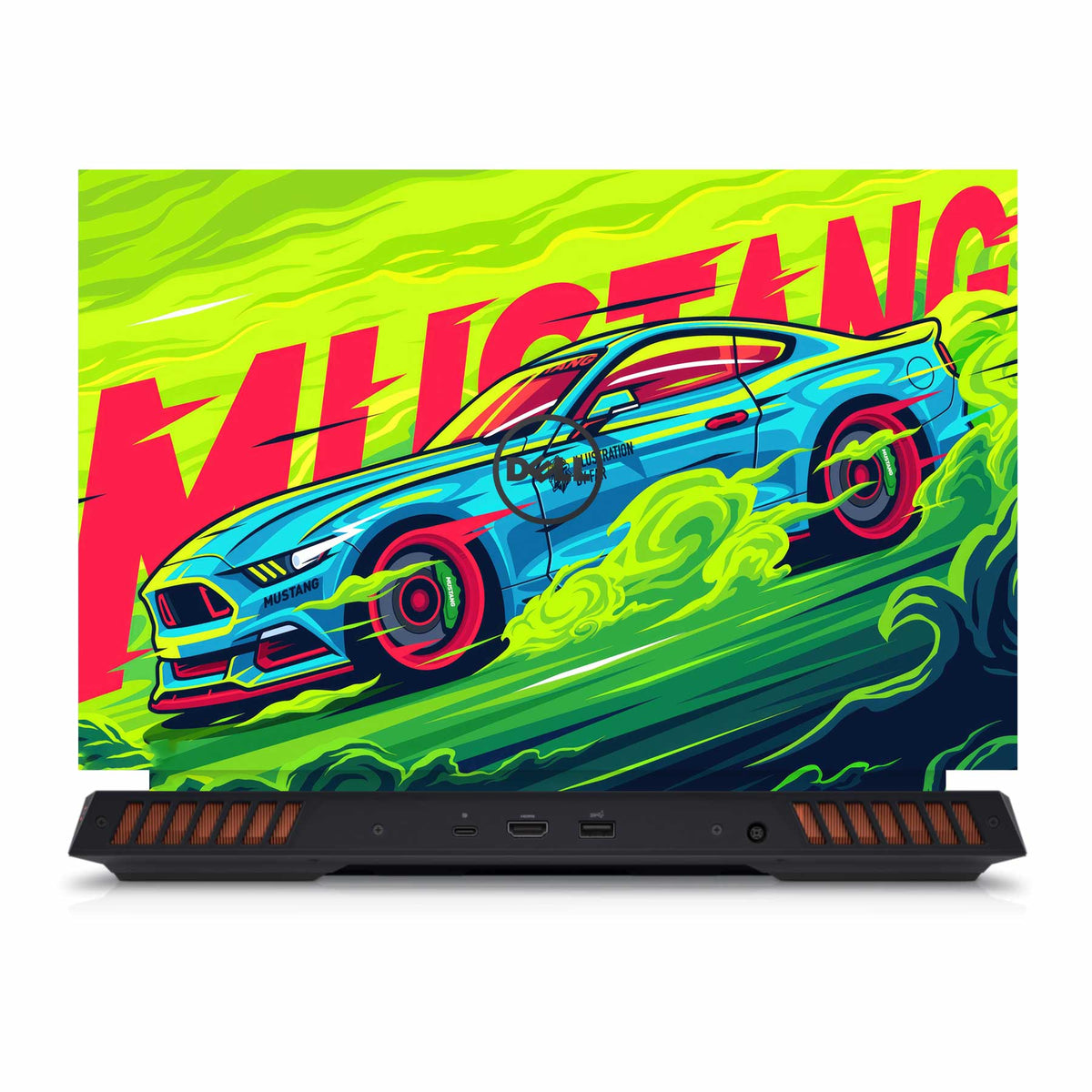 Green Mustang Dell Latitude 5420 5430 Precision 3470 (P137G) (2021) Laptop Skins