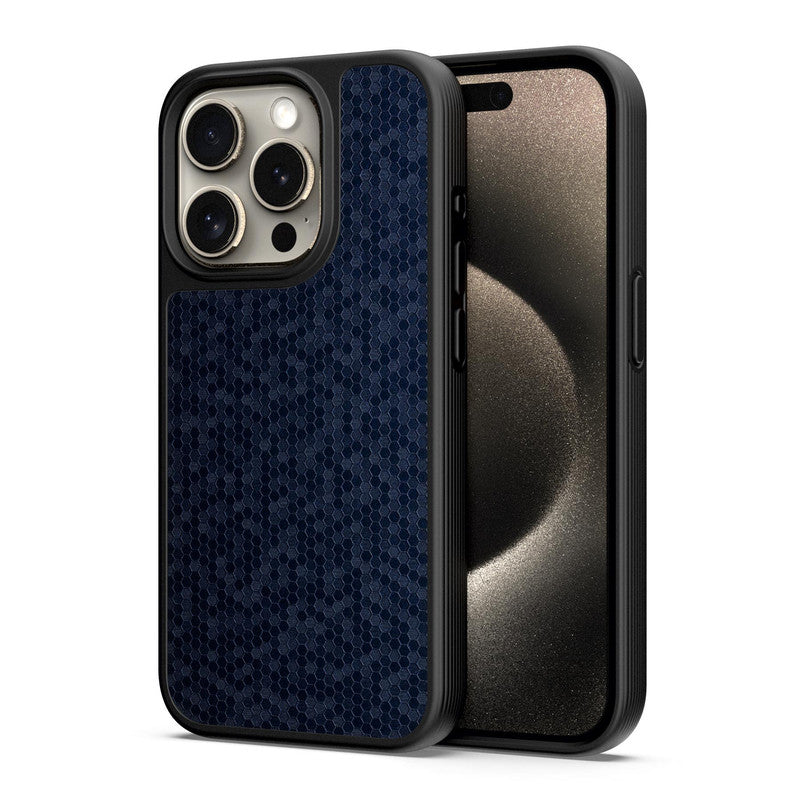 Blue Honeycomb Mobile Bumper Cover Secondary image