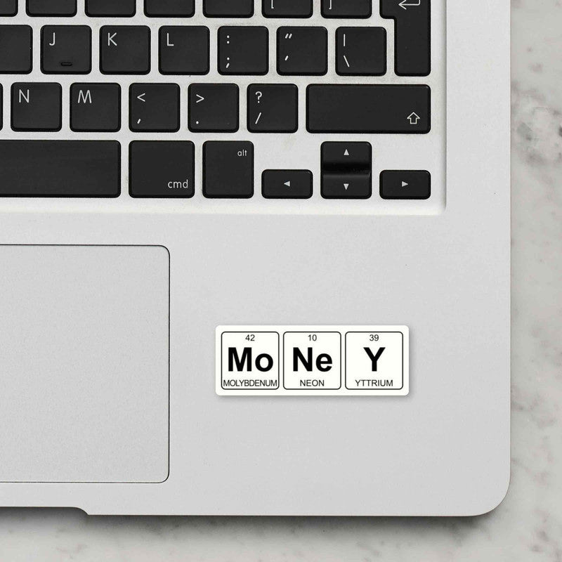Money Money Laptop Sticker