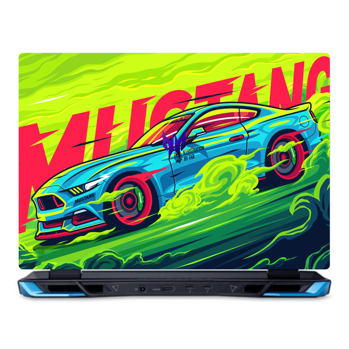 Green Mustang Acer Predator Helios Neo PHN16-71-75W1 (2024) Laptop Skins