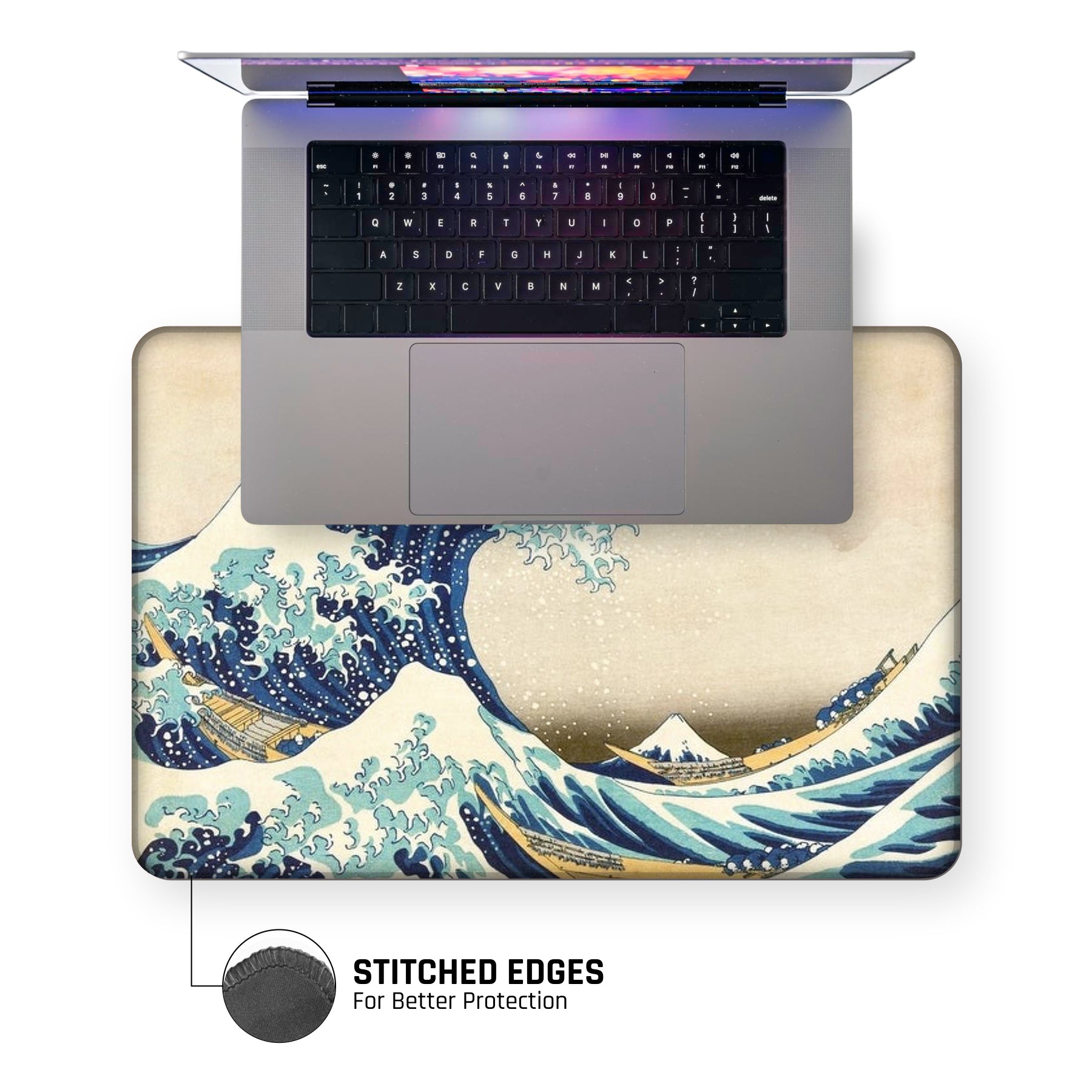 Kanagawa Large Mouse Pad