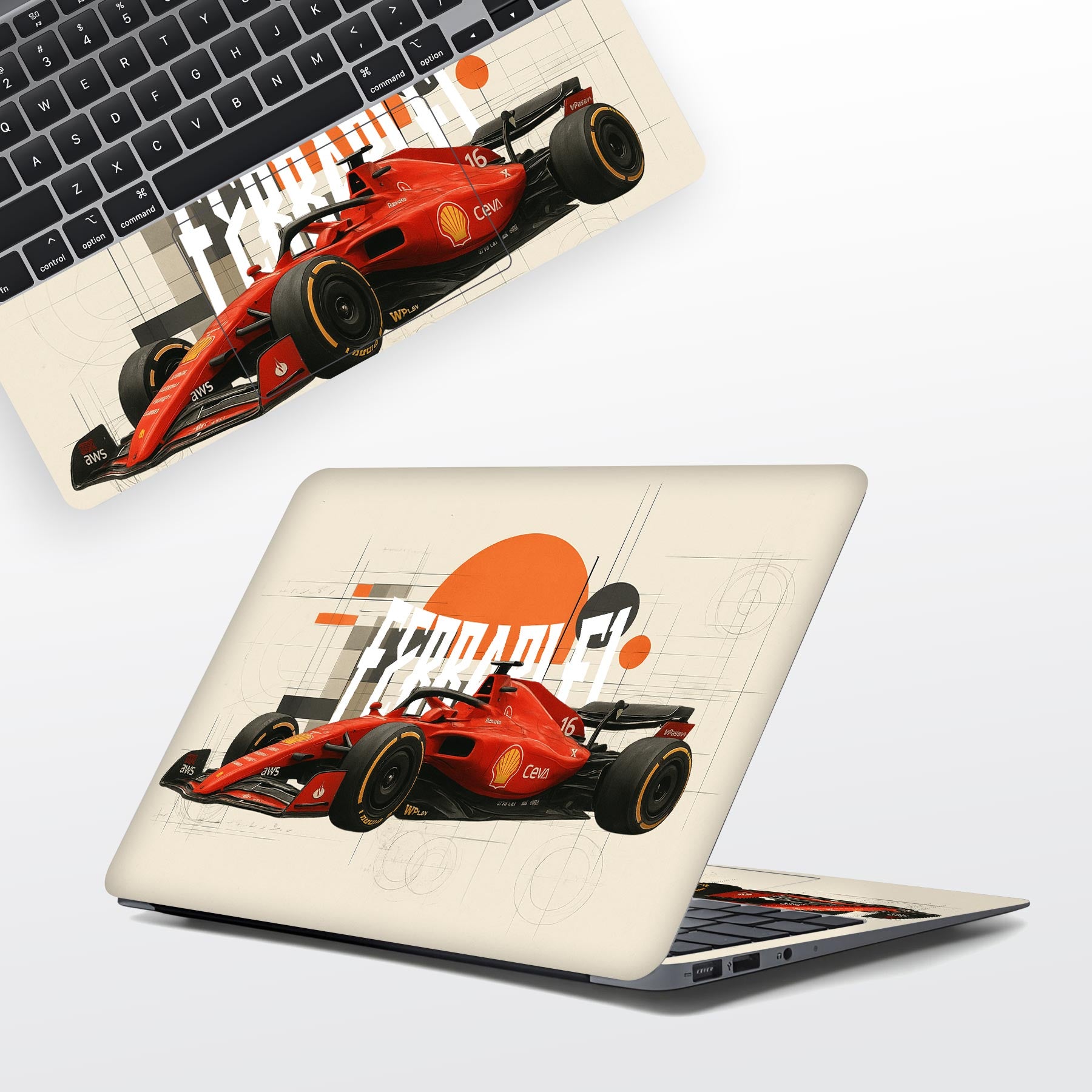 Ferrari F1 Laptop Skin | Laptop Skin For HP Vivtus Main image