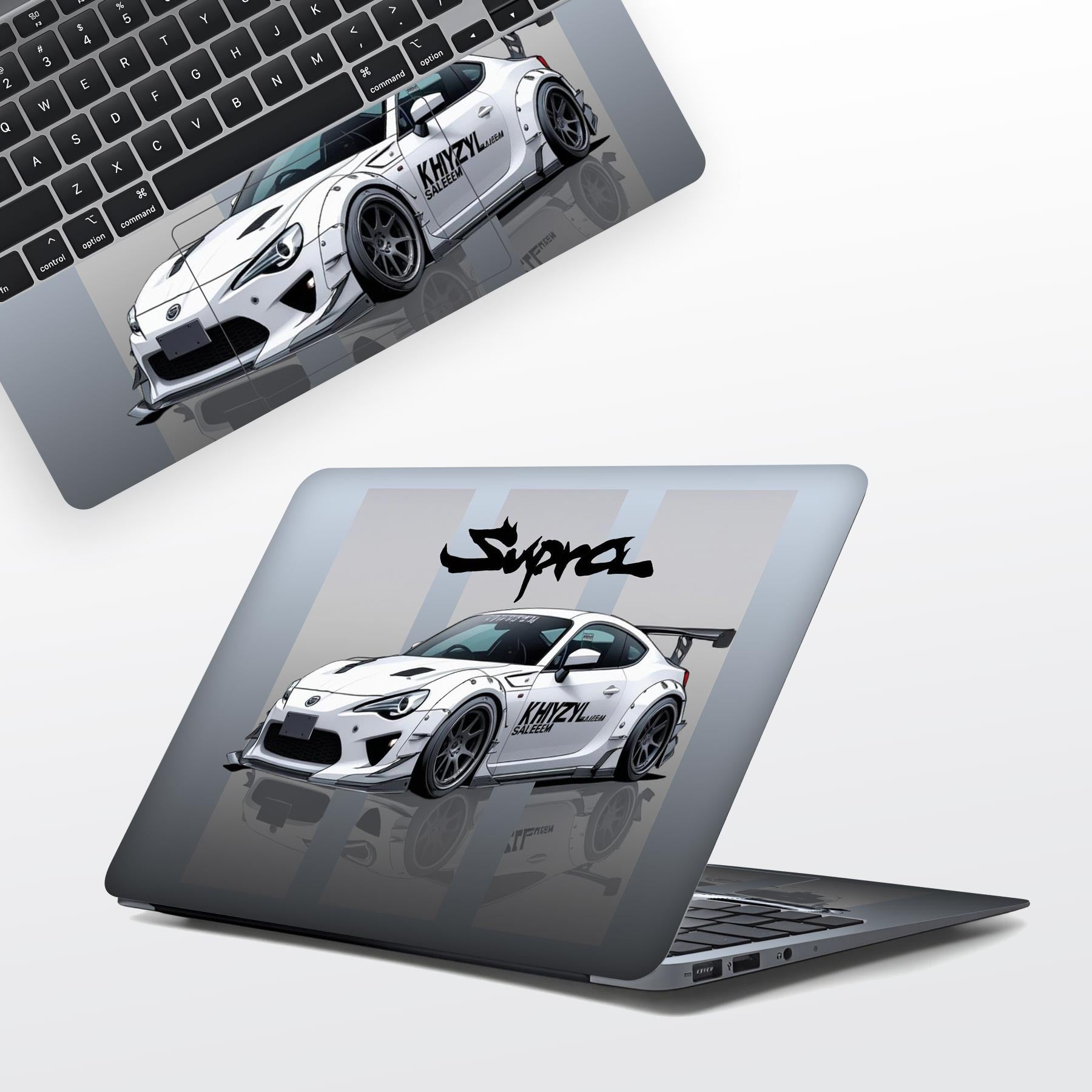 Supra Monochrome Laptop Skin | Laptop Skin For Dell Latitude Main image