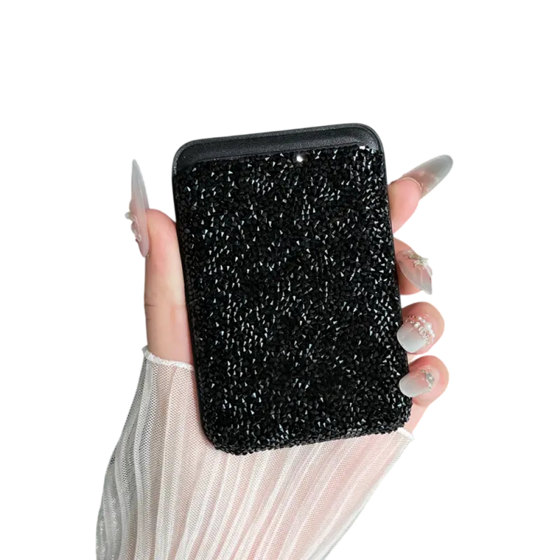 Magnetic MagSafe Glitter Wallet – Sparkly Card Holder Secondary image