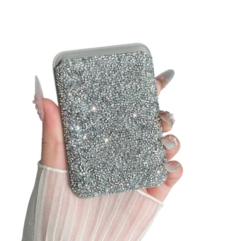Magnetic MagSafe Glitter Wallet – Sparkly Card Holder Secondary image