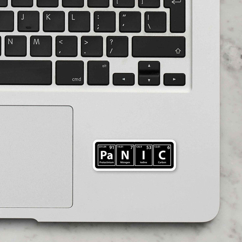 OO Panic Laptop Sticker Main image