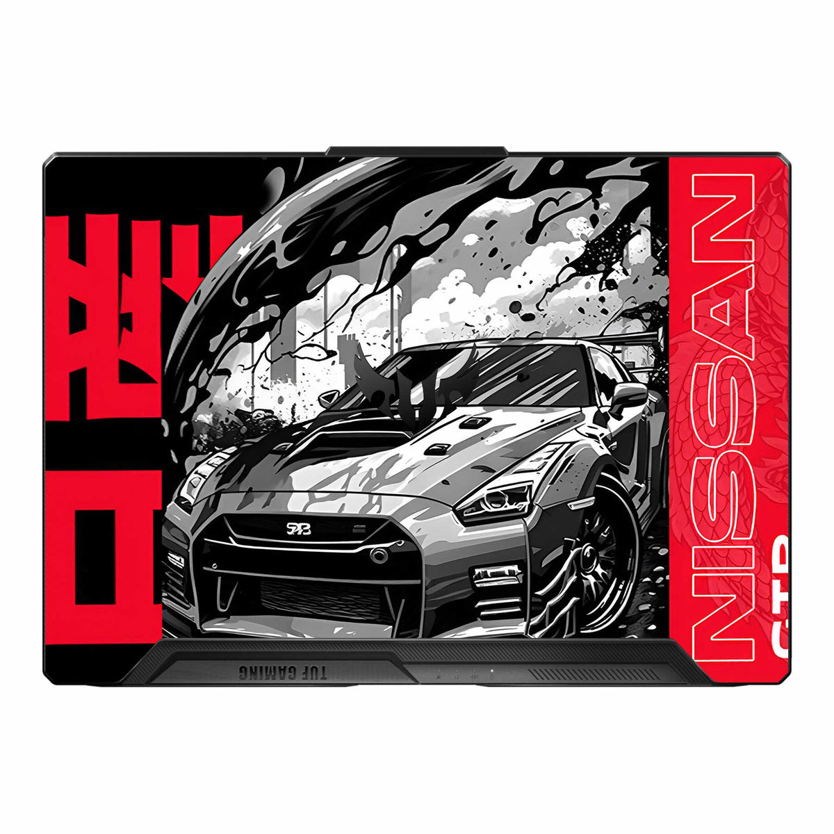 Red & Black Asus ZenBook 14 Oled Q425  Laptop Skins