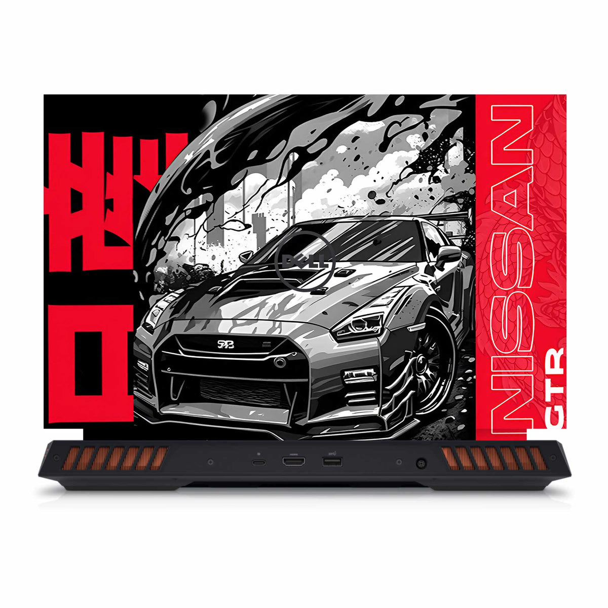 Red & Black Dell Latitude 5420 5430 Precision 3470 (P137G) (2021) Laptop Skins