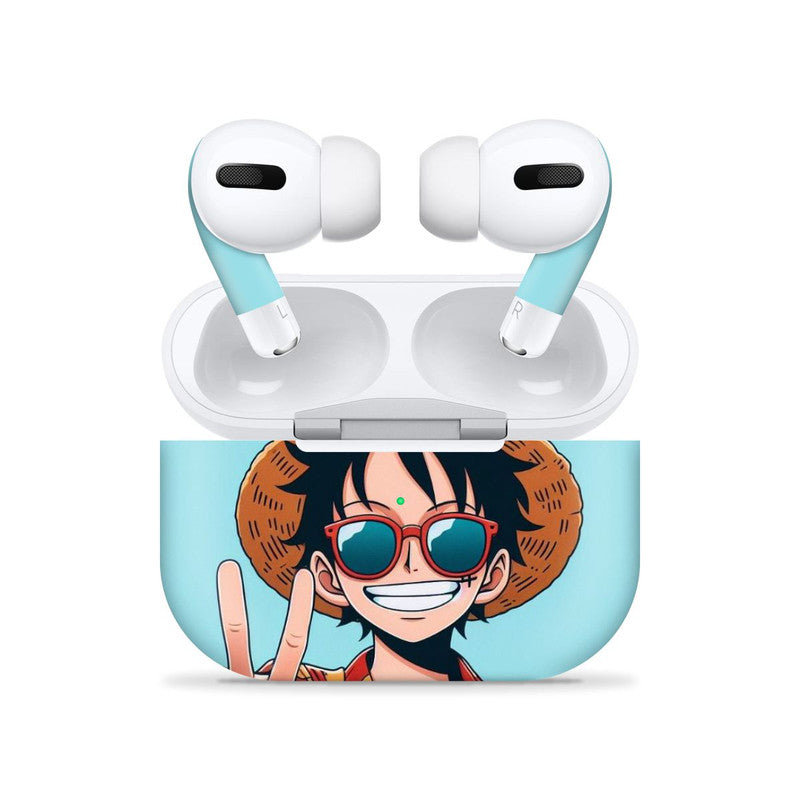 Luffy On Vacation Airpods Pro Skin Main image