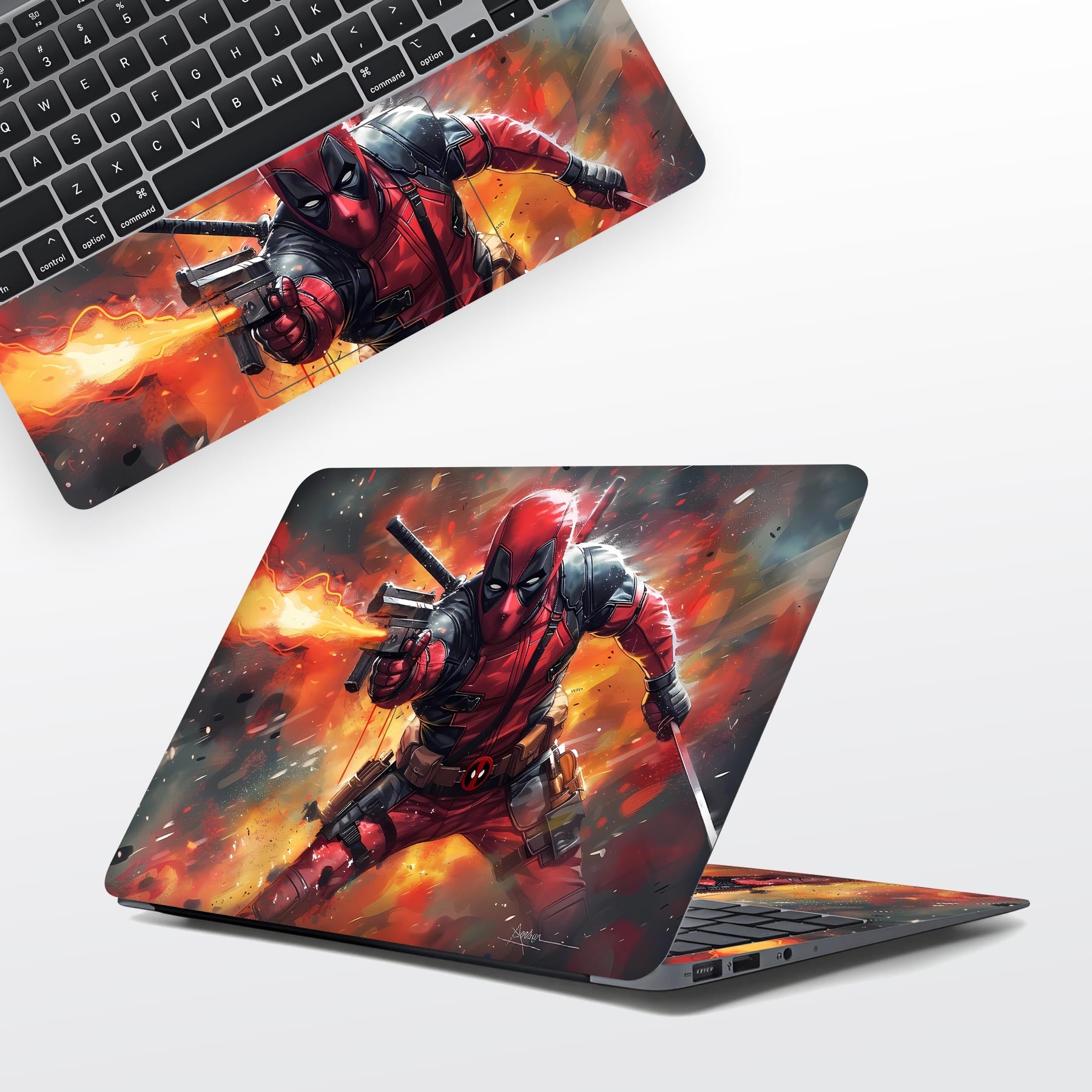 Customised Printed Laptop Skins & Wraps - WrapCart One stop destination for all printed laptop skins in India.