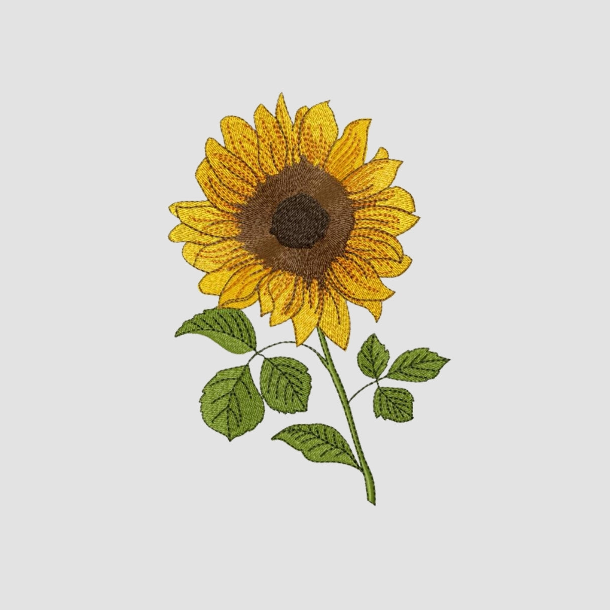 Sunflower Embroidered Oversize T-Shirt Secondary image