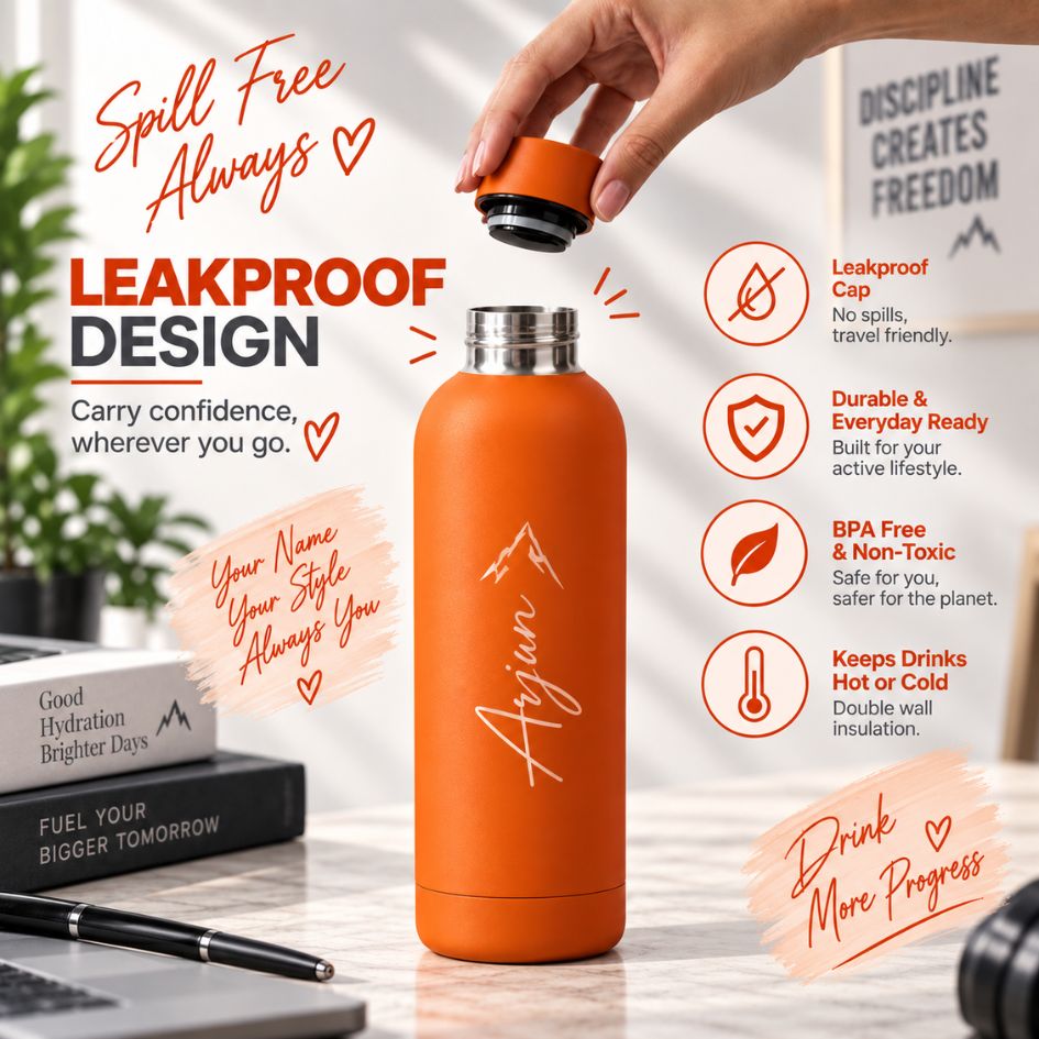 Soft Silicone Insulated Stainless Steel Vacuum Bottle