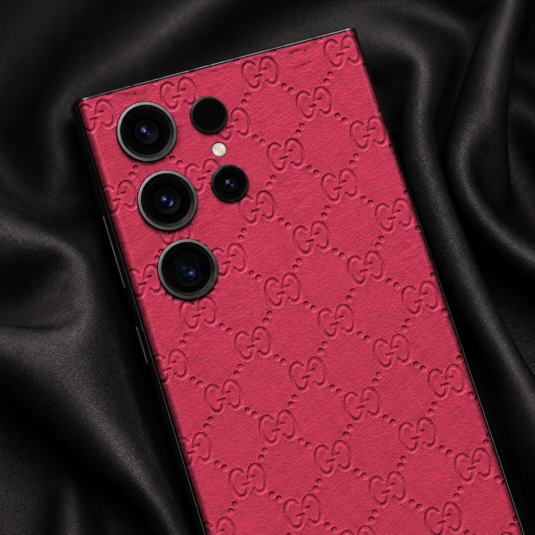 3M Red Crimson Luxe Mobile Skin